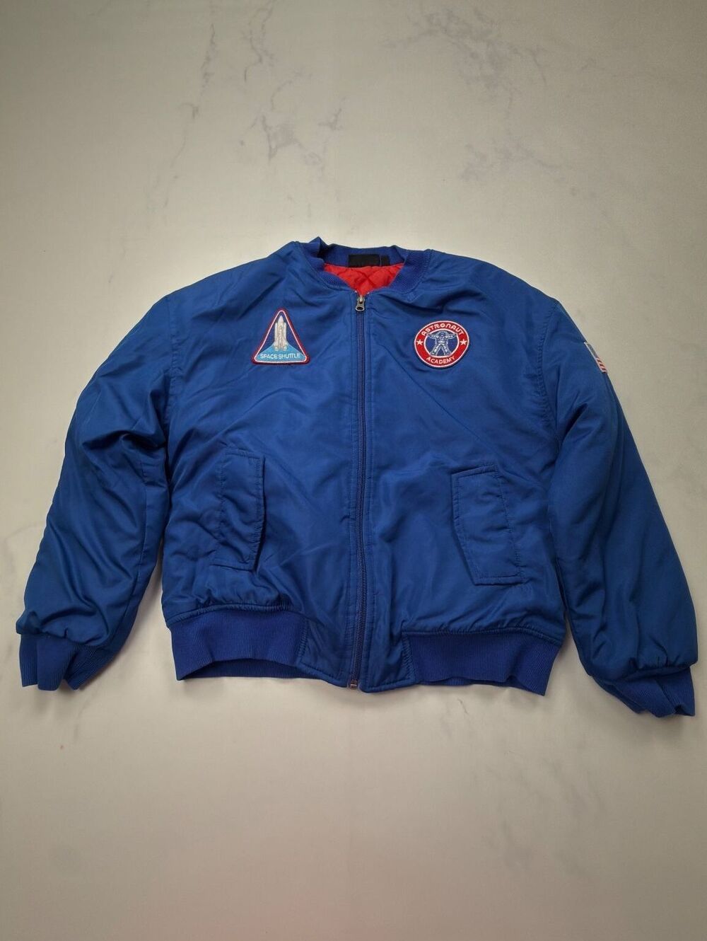 Kidpik NASA Jacket Blue 2010s Retro Americana - Boys XXL